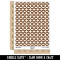 thumbnail image 2 of Lips Mouth Solid 200+ Round Stickers - Brown - Gloss Finish - 0.50" Size, 2 of 3
