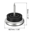 thumbnail image 2 of Uxcell Metal Nail Chair Floor Protectors 20Pcs 27mm Dia Table Chair Sofa Leg Floor Protectors Silver Tone, Black, 2 of 5