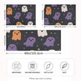 thumbnail image 2 of Yayeee Pillowcase Standard Size Set of 2 Satin Wrinkle Resistant Pillow Case, Orange Halloween Ghosts, 2 of 7