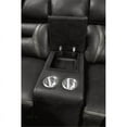 thumbnail image 6 of Lexicon Amite 6-Piece Wood & Faux Leather Sectional Set in Dark Gray, 6 of 8