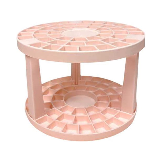 fastboy Makeup Brushes Storage Holder Large Capacity Multifunctional Home Hotel Dorm Classroom Table Cosmetics Eyeliner Pencils Rack Pink