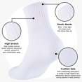 thumbnail image 5 of TAVENE Cushioned Sports Ankle Socks for Women, Soft Cotton Quarter Mini Crew Athletic Running Socks, 5 of 7