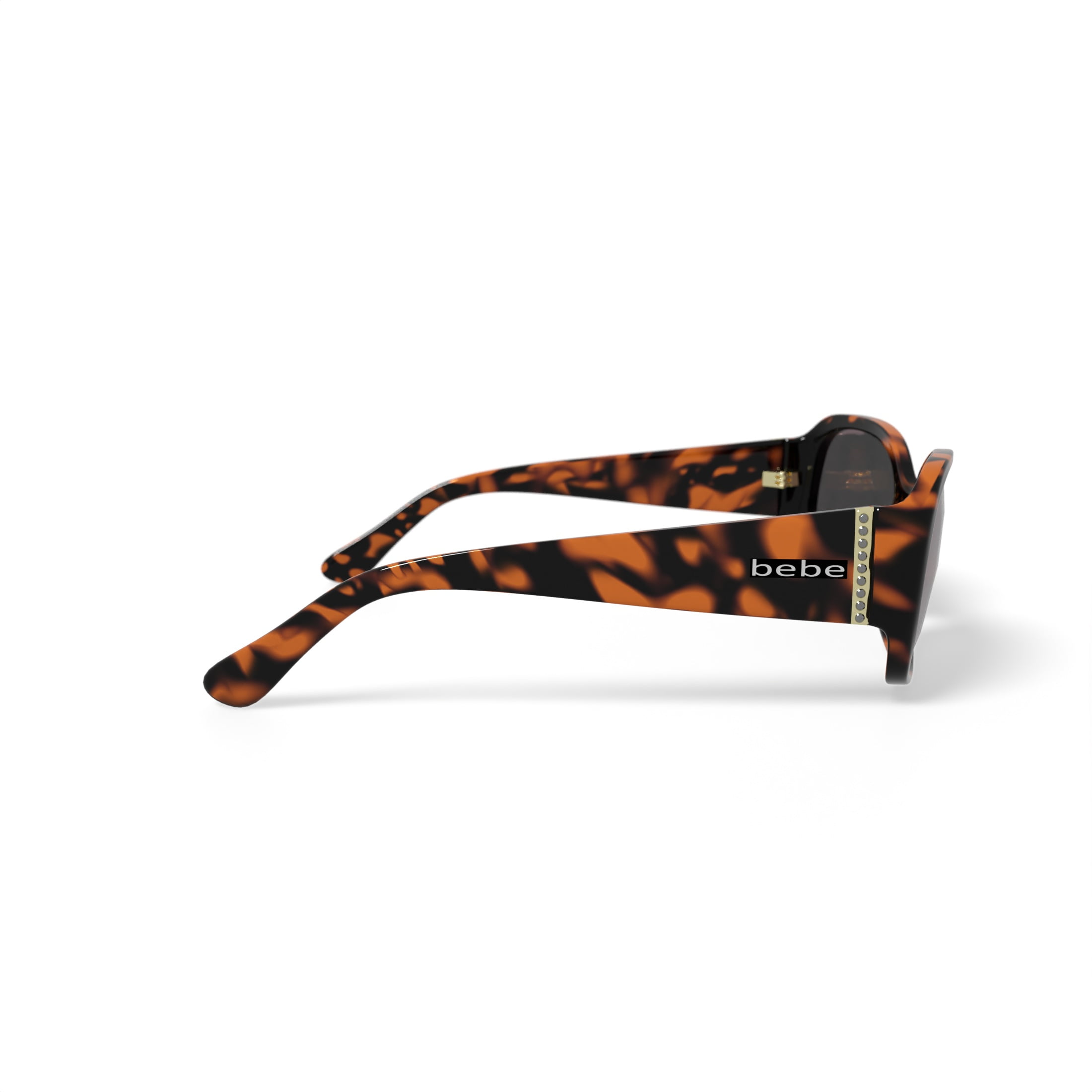 bebe Women's Rx'able Fashion Sunglasses, BBOS1001, Tortoise, 57-17-135, with Case