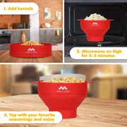 Mindful Design Popcorn Popper Red One Size (One Size, Red)