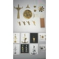 thumbnail image 2 of Angel Chimes  ( silver )The Original & Traditional Decorative Swedish Candle for Christmas - Metal Chime Carousel, Authentic, Scandinavian, Decoration & Ornament for Home and Kitchen (+4 Candles), 2 of 5