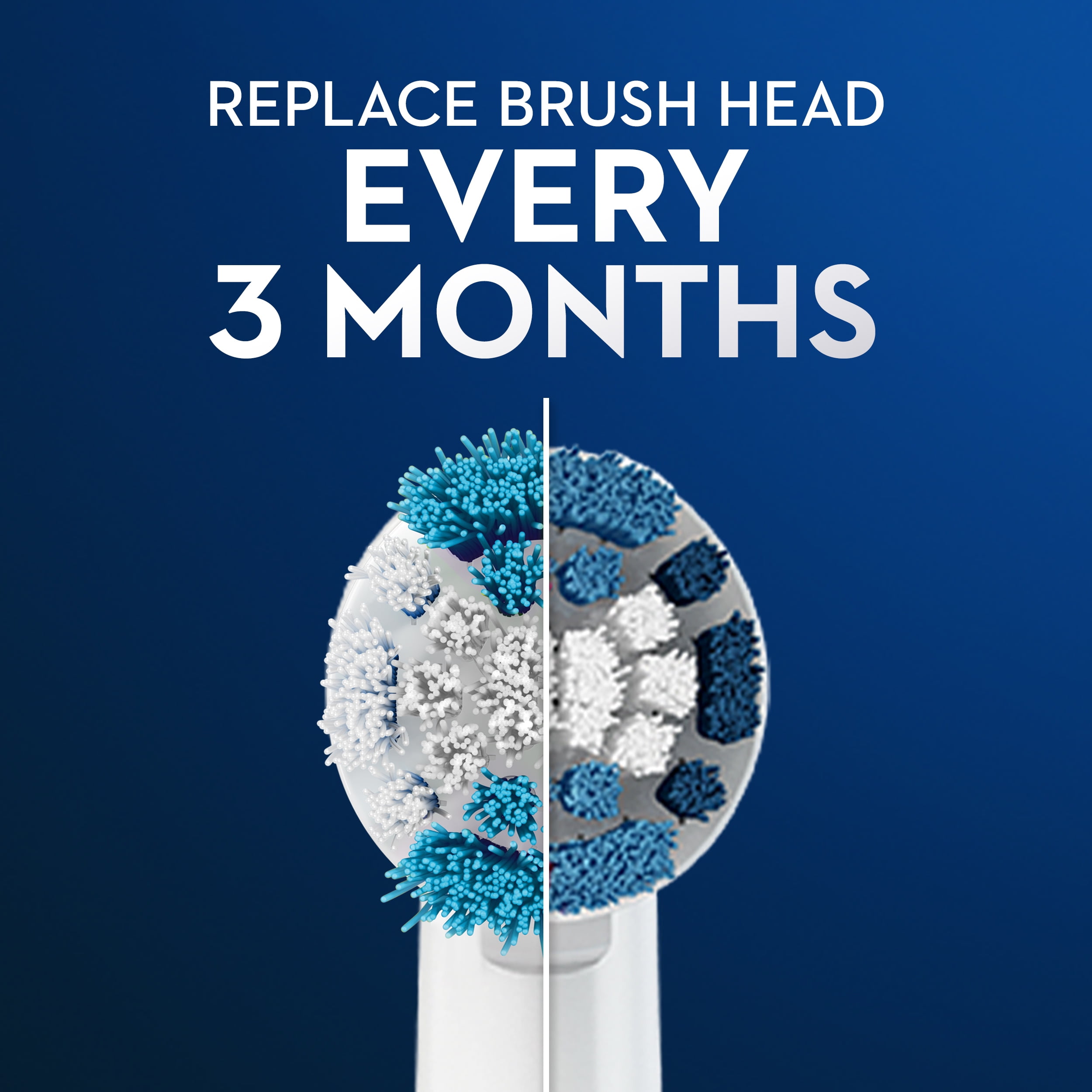 Oral-B PrecisionCleanX X-Filament Replacement Brush Heads, 6 Ct