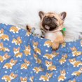 thumbnail image 3 of Yiaed Corgi Print Dog Blankets-Cat Blanket Washable for Couch Protection,Puppy Blanket, Soft Plush Reversible Throw Furniture Protector-Small, 3 of 8