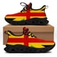thumbnail image 1 of Zapatillas de deporte con plataforma y estampado de la bandera de Jamaica para mujer, zapatos de malla, zapatos planos ligeros con cordones para mujer, 1 of 6