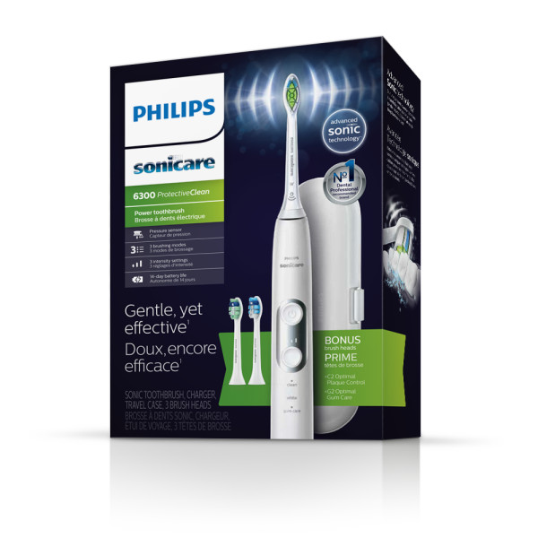 Philips Sonicare ProtectiveClean 6300 Rechargeable Electric Toothbrush, HX6463/50 - image 12 of 12