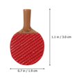thumbnail image 3 of Miangastore 20Pcs Mini Table Tennis Bats Simulation Ping-Pong Bats Adorable Table Tennis Rackets, 3 of 8