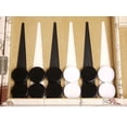 thumbnail image 2 of Middleton Games 18-inch Map Backgammon Set - Medium - White, 2 of 12