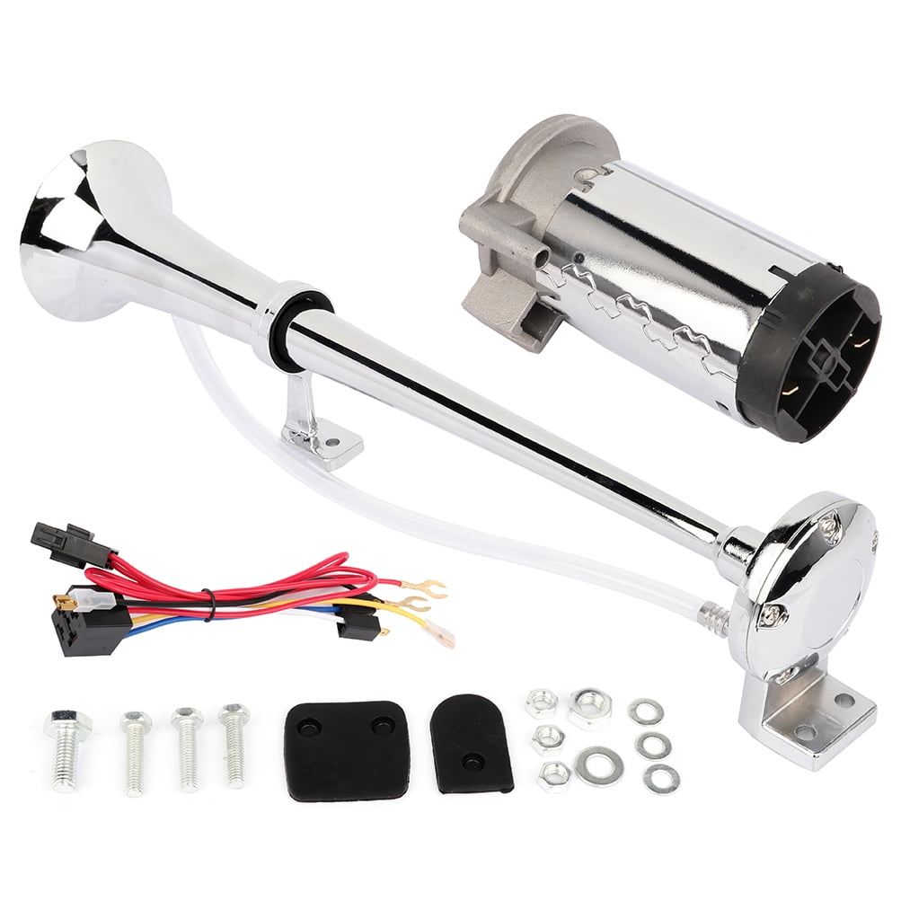 CCIYU 12V Air Horn Kit 178db Loud Single Trumpet Air Horn Compressor