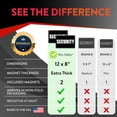thumbnail image 3 of Rio Salto Security Magnet for Car Magnet Security Magnets for Vehicles Security Magnetic Signs for Vehicles Security Car Accessories Magnetic Signs Reflective Extra Large Patrol 2 12" x 8", 3 of 5