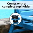 thumbnail image 5 of CQSXDA Pool Lounge Chair in with Adjustable Backrest Fits All Outdoor Spaces Holds Up to 360 LBS，Navy Blue, 5 of 12