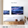 thumbnail image 4 of Elephant Stock Milky Way Above Misty Dolomites Wall Art - Horizontal Canvas Wall Art - Living Room Wall Decor - Astronomy & Space Canvas - Black And Gray Decor - 12" x 8", 4 of 8