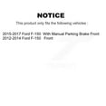 thumbnail image 2 of SIM Front Rear Semi-Metallic Brake Pads Kit for Car Ford F-150 KSM-100162, 2 of 8