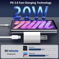 thumbnail image 2 of Cargador ANVSI USB C Fast de 20 W para iPad Pro 12,9 pulgadas de 6, 5, 4, 3 y 2, iPad Air de 13 a 11 pulgadas y 5, 2 of 7