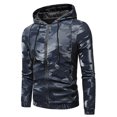 thumbnail image 2 of Mens Windproof Casual Camouflage Hooded Sports JacketM, 2 of 5