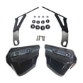 thumbnail image 4 of 2Pcs Large Motorcycle Handguards Wind Protector Touring Hardware Replacement black, 4 of 8