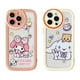thumbnail image 2 of Sanrio-funda de teléfono My Melody Cinnamoroll para iPhone 13 Pro Max, 14, 12, 11, dibujos animados, transparente, borde suave, TPU + HQ, cubierta acrílica Fivean unisex, 2 of 2