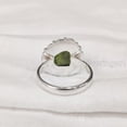 thumbnail image 5 of Natural Peridot Ring, Rough Peridot Gemstone Ring, August Birthstone, Bohemian Ring, 925 Sterling Silver, Womens Ring, Christmas, Thanksgiving, Handmade, Statement Jewelry, Rough Gemstone Jewelry, 5 of 5