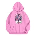 thumbnail image 4 of Womens Oversized Sweatshirts Graphic Print Long Sleeve Hoodies Cute Loose Pullover Shirts Fall Fashion Casual Clothes, 4 of 4