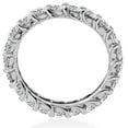 thumbnail image 2 of Pompeii 3ct Trellis Diamond Eternity Wedding Ring 14K White Gold (I/J,I2-I3), 2 of 4
