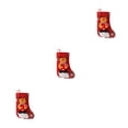 thumbnail image 4 of Cateissary Calcetín de Navidad decorativo temático árbol de Navidad regalo bolsa de dulces tela no tejida adorno de fiesta decoración de Type4 NO4, 4 of 6