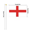 thumbnail image 4 of Yuarrent Banderas nacionales de 20 piezas, pancarta impermeable, tela de repuesto para viajes, bandera para fiestas, festivales, eventos, decoración para Deportes y aire libre Yuarrent OD028728-00B, 4 of 6