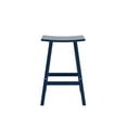 thumbnail image 4 of GARDEN 29" Inches Adirondack Plastic Outdoor Bar Stools (Set of 2), Navy Blue, 4 of 7