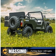 Massimo Mini 125 Go Kart 125cc 9HP 2-Seater 25 MPH Go Cart - Green