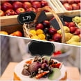 thumbnail image 5 of SEWCHICS Wedding Buffet Labels Cheese Markers Black Paper 16pcs 5.9x3.5x0.04in, 5 of 8