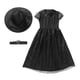 thumbnail image 2 of Disfraz de Halloween Salvador para niñas M malla negra, 2 of 10