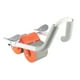 thumbnail image 4 of Rueda abdominal de rebote automático con soporte para codos, entrenamiento de fuerza, pantalla inteligente, rodillo de entrenamiento central, color naranja, 4 of 14