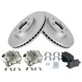thumbnail image 2 of TRQ Front Brake Pad & Rotor Kit Brake Caliper Brake Pads Brake Rotor Ceramic Vented Premium G-Coated Fits Select 2006-2011 Chevrolet HHR, 2 of 6