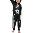 thumbnail image 2 of Pyjamas Famille Squelette, Pyjamas Famille Halloween Squelette une Pièce Pyjamas Famille Caractéristiques de Pointe, 2 of 8