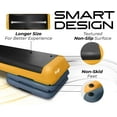 thumbnail image 3 of Yes4All Adjustable Aerobic Step Platform, 40 in x 16 in with 4 Risers, Yellow and Dark Blue, 3 of 8