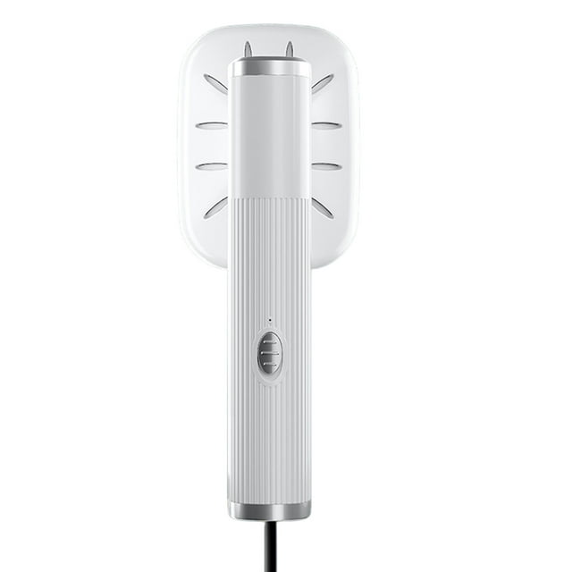 relayinert Fer à Repasser en ABS Pliable, Pratique pour le Voyage, Mini Fer pour Soie, Coton et Lin, Repassage à Sec et Humide, Blanc