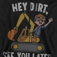 thumbnail image 2 of Blippi Hey Dirt, See You Later Adult Pull-Over Hoodie, Black, Large, 2 of 5