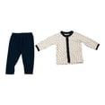 thumbnail image 1 of Conjunto Baby Creysi Unisex Manga Larga Cuello Redondo Diseño de Estrellas Azul 6 M 2 Piezas, 1 of 4