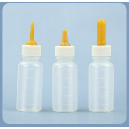 

NUOLUX 3pcs Silicone Feeding Bottles Pet Nursing Bottles for Small Animals Dog Cat