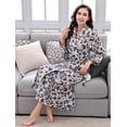 thumbnail image 5 of Richie House Women's Cotton Sleepwear Pajama Bathrobe RHW2737-B-L, 5 of 7