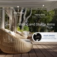 thumbnail image 7 of ALEKO 10' x 8' Ivory Manual Retractable Patio Awning Sunshade, 7 of 7