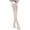 White, variant on Women Socks Thigh High Stockings Antiskid Silicone Lace Stay Up Semi Sheer Pantyhose Cozy Socks