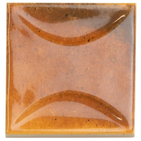Antiek 3.94 in. x 3.94 in. Glossy Red Ceramic Square Deco Wall Tile (5.39 sq. ft./case) (50-pack)