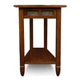thumbnail image 2 of Leick Furniture Rustic Slate Wood Recliner Wedge End Table in Rustic Oak, 2 of 2