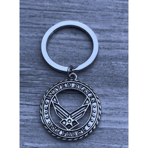 USA Air Force Keychain, Military Products,Air Force Charm Key Rings Gifts for Airforce Wife, Mom, Sister, Grandma, Servicemen and Veterans
