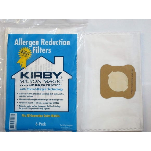 Kirby Generation 3, 4, 5, 6, Ultimate G and Sentria HEPA Bags 6 Pack