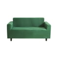 thumbnail image 1 of Yingyy Solid Color Sofa Cover Elastic Bedroom Home Decor Couch Dust-proof Anti-slide Slipcover 1/2/3/4 Seater Covers Protector Full Coverage Green M, 1 of 9
