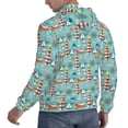 thumbnail image 6 of Naloa Sea Lighthouse Men's Casual Hooded Collar Drawstring Hoodies Pullover Sweatshirts Casual Long Sleeve Shirts-X-Large, 6 of 7